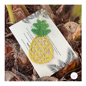 Iraca Pineapple Keychain