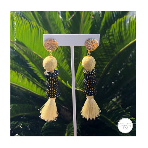 Tassel Nude Boho Earrings