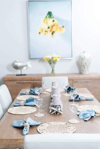 Placemats Nude Iraca Set