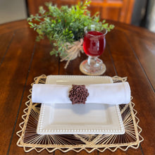 Placemats Nude & Brown Rectangle Iraca Set of 6 - Home